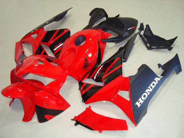 Descuento Kits Carenado Moto Honda CBR600RR 2005-2006 - Rojo Negro