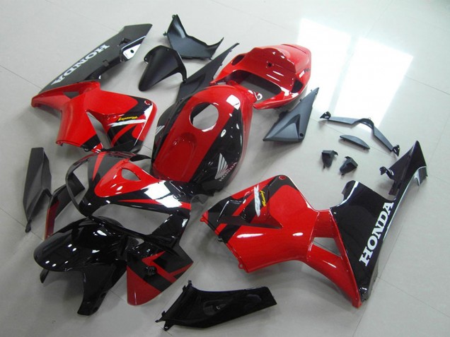 Descuento Carenados Moto Honda CBR600RR 2005-2006 - Rojo Negro Brillante