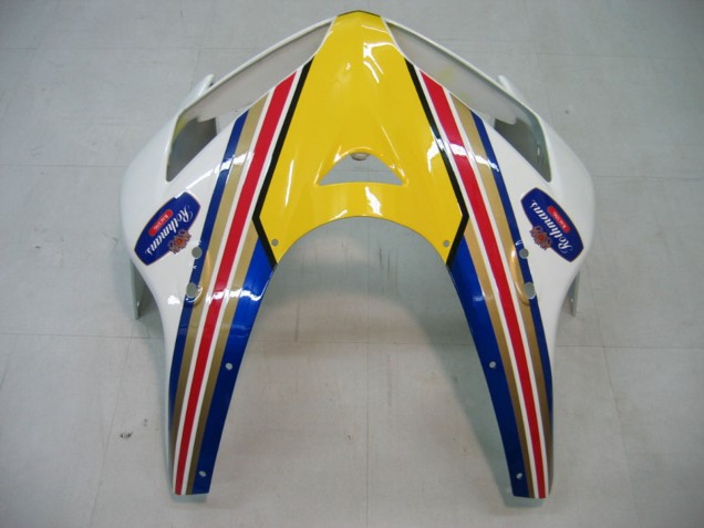 Descuento Carenados Moto Honda CBR600RR 2005-2006 - Azul Blanco Amarillo Rothmans