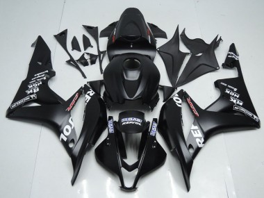 Descuento Kits Carenado Moto Honda CBR600RR 2007-2008 - Negro Mate Blanco Repsol