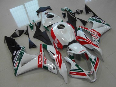 Descuento Carenados Moto Honda CBR600RR 2007-2008 - Blanco Rojo Verde Negro Brillante Castrol 38