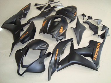 Descuento Carenados Moto Honda CBR600RR 2007-2008 - Negro Mate Oro Calcomanías