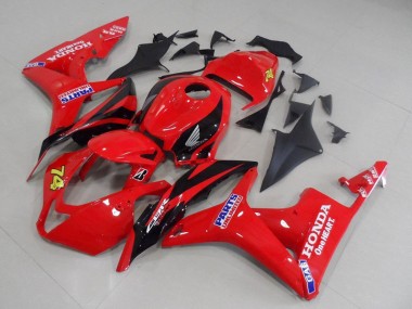 Descuento Carenados Moto Honda CBR600RR 2007-2008 - Rojo Negro Brillante Carrera Unlimited Parts 74