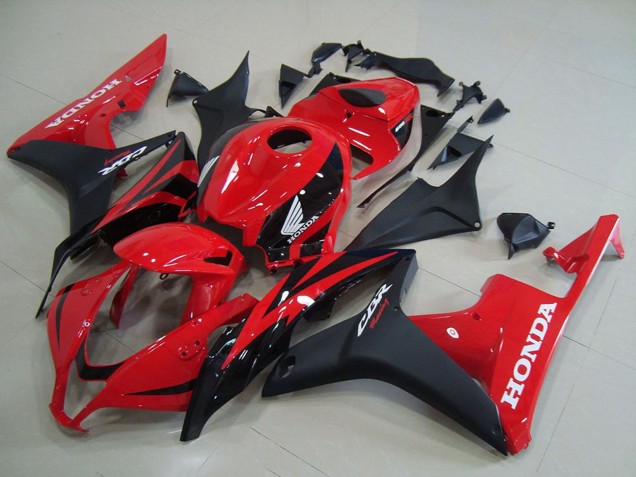 Descuento Carenados Moto Honda CBR600RR 2007-2008 - Rojo Negro Mate OEM Estilo
