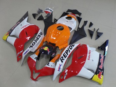 Descuento Carenados Moto Honda CBR600RR 2009-2012 - Naranja Blanco Rojo Amarillo Azul Repsol HRC Rojo Bull