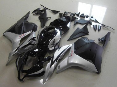 Descuento Carenados Moto Honda CBR600RR 2009-2012 - Plata Negro Brillante Negro Mate