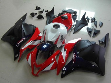 Descuento Carenados Moto Honda CBR600RR 2009-2012 - Blanco Rojo Azul Oscuro Negro Brillante