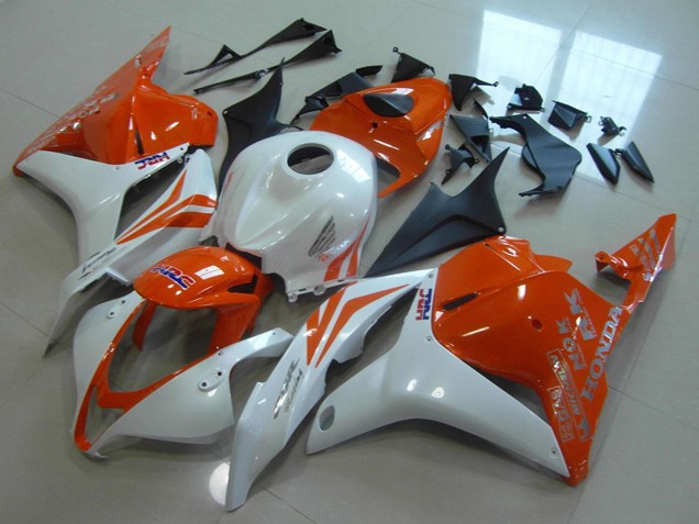 Descuento Carenados Moto Honda CBR600RR 2009-2012 - Blanco Naranja HRC
