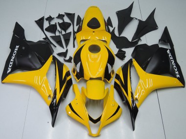 Descuento Carenados Moto Honda CBR600RR 2009-2012 - Amarillo Negro Mate