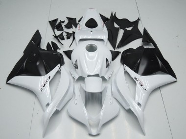 Descuento Carenado Moto Honda CBR600RR 2009-2012 - Blanco Negro Mate