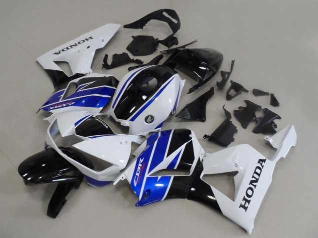 Descuento Carenados Moto Honda CBR600RR 2013-2023 - Blanco Azul Negro Brillante OEM Estilo