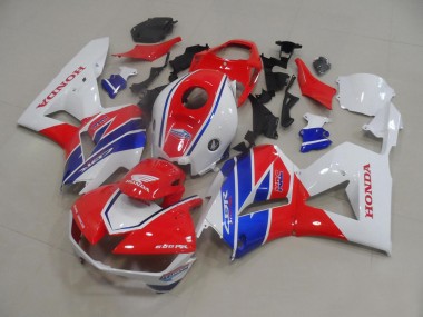 Descuento Carenados Moto Honda CBR600RR 2013-2023 - Blanco Rojo Azul TT Legends