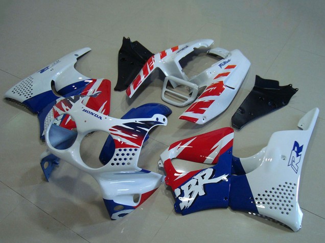 Descuento Carenados Moto Honda CBR900RR 893 1992-1993 - Blanco Rojo Azul
