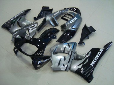 Descuento Carenados Moto Honda CBR900RR 893 1996-1997 - Plata Negro Brillante