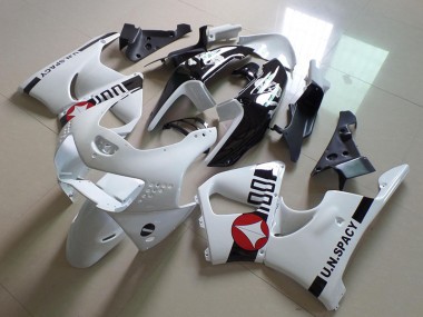 Descuento Carenados Moto Honda CBR900RR 919 1998-1999 - Blanco Rojo Negro Brillante U.N.Spacy