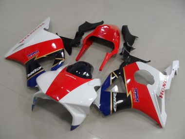 Descuento Carenados Moto Honda CBR900RR 954 2002-2003 - Rojo Blanco Azul Oscuro