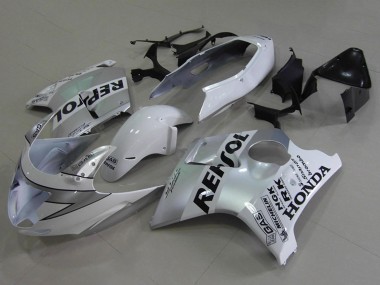 Descuento Carenados Moto Honda CBR1100XX Blackbird 1996-2007 - Blanco Negro Repsol
