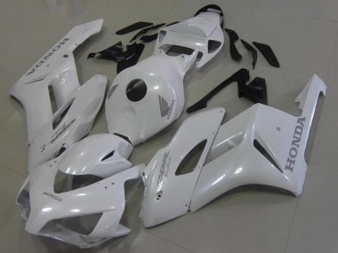 Descuento Carenados Moto Honda CBR1000RR 2006-2007 - Blanco Plata Calcomanías