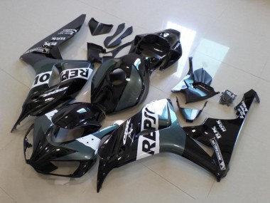 Descuento Carenado Moto Honda CBR1000RR 2006-2007 - Gris Blanco Negro Brillante Repsol