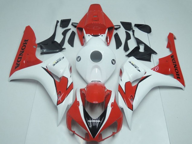 Descuento Carenado Moto Honda CBR1000RR 2006-2007 - Blanco Rojo