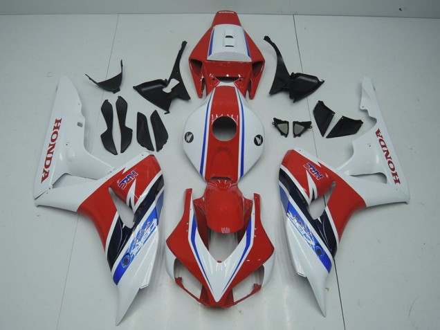 Descuento Carenados Moto Honda CBR1000RR 2006-2007 - Blanco Rojo Azul Negro HRC