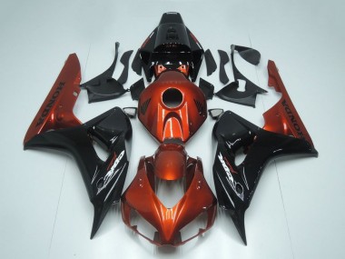 Descuento Carenado Moto Honda CBR1000RR 2006-2007 - Rojo Negro Brillante