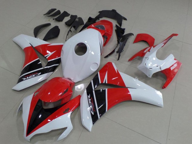 Descuento Kits Carenados Moto Honda CBR1000RR 2008-2011 - Blanco Rojo Negro Brillante