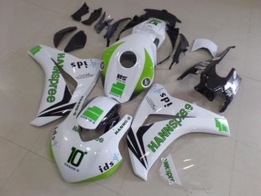 Descuento Carenados Moto Honda CBR1000RR 2008-2011 - Blanco Verde Negro Brillante Hannspree 10