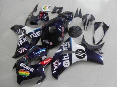 Descuento Carenados Moto Honda CBR1000RR 2008-2011 - Azul Oscuro Blanco Rojo Tuenli HP
