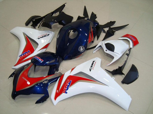 Descuento Carenados Moto Honda CBR1000RR 2008-2011 - Blanco Rojo Azul HRC