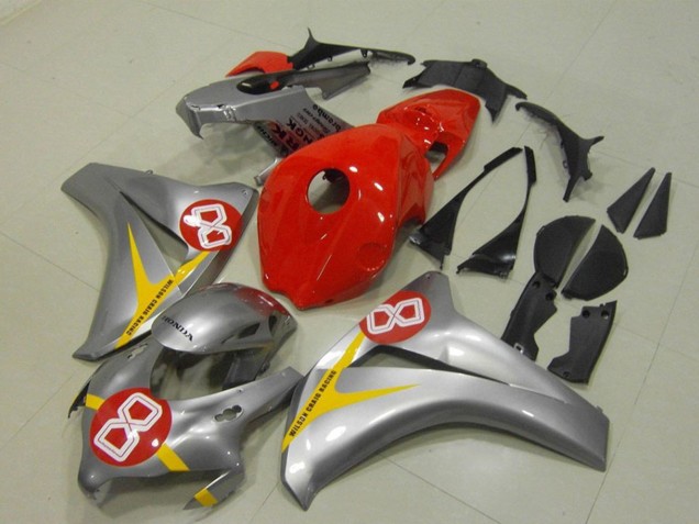 Descuento Carenados Moto Honda CBR1000RR 2008-2011 - Plata Rojo Amarillo 8