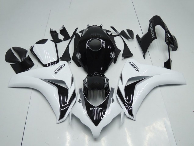 Descuento Kit Carenados Moto Honda CBR1000RR 2008-2011 - Blanco Negro Brillante