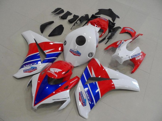Descuento Carenados Moto Honda CBR1000RR 2008-2011 - Blanco Rojo Azul TT Legends Motul