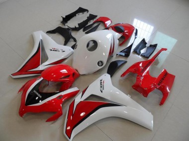 Descuento Carenado Moto Honda CBR1000RR 2008-2011 - Blanco Rojo Negro Brillante