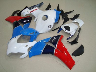 Descuento Carenados Moto Honda CBR1000RR 2008-2011 - Blanco Azul Claro Rojo Negro Brillante