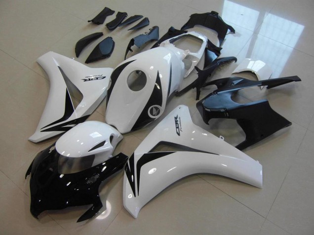 Descuento Kits Carenado Moto Honda CBR1000RR 2008-2011 - Blanco Negro Brillante