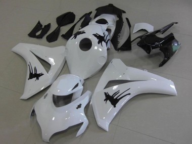Descuento Carenados Moto Honda CBR1000RR 2008-2011 - Blanco Negro Especial Calcomanías