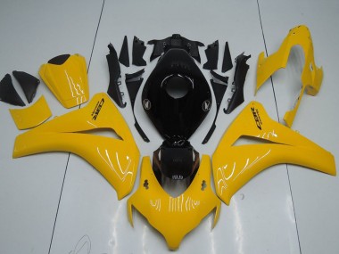 Descuento Kits Carenado Moto Honda CBR1000RR 2008-2011 - Amarillo Negro Brillante