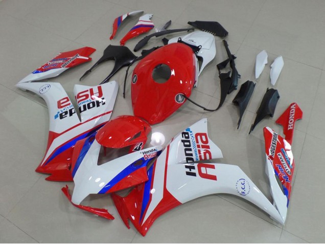 Descuento Carenados Moto Honda CBR1000RR 2012-2016 - Blanco Rojo Azul Honda Asia