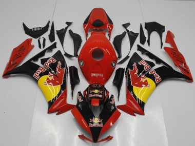 Descuento Carenados Moto Honda CBR1000RR 2012-2016 - Rojo Negro Amarillo Rojo Bull