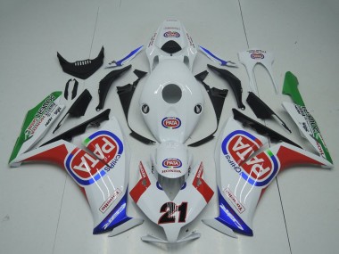 Descuento Carenados Moto Honda CBR1000RR 2012-2016 - Blanco Rojo Azul Verde Pata 21