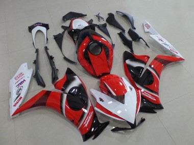 Descuento Carenado Moto Honda CBR1000RR 2012-2016 - Blanco Rojo Negro Brillante