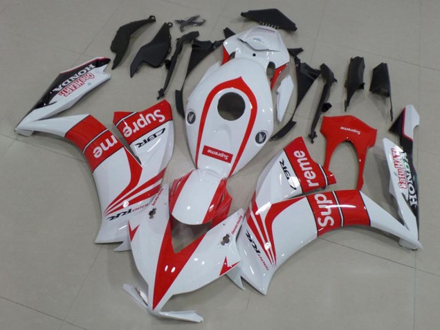 Descuento Carenados Moto Honda CBR1000RR 2012-2016 - Blanco Rojo Negro Supreme