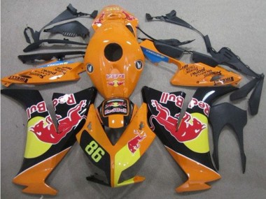 Descuento Carenados Moto Honda CBR1000RR 2012-2016 - Naranja Amarillo Negro Brillante Rojo Bull 86