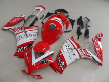 Descuento Carenados Moto Honda CBR1000RR 2012-2016 - Blanco Rojo Liverpool 45