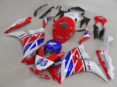 Descuento Carenados Moto Honda CBR1000RR 2012-2016 - Blanco Rojo Azul HRC 23