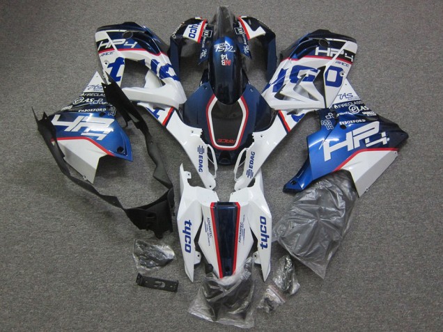 Descuento Carenados Moto BMW S1000RR 2015-2016 - Blanco Rojo Azul HP Tyco