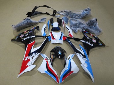 Descuento Carenado Moto BMW S1000RR 2019-2022 - Blanco Azul Rojo Negro