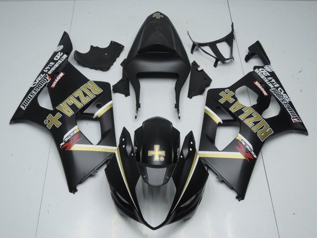 Descuento Carenados Moto Suzuki GSXR 1000 2003-2004 - Negro Mate Rizla