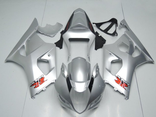 Descuento Carenados Moto Suzuki GSXR 1000 2003-2004 - Plata Rojo OEM Estilo